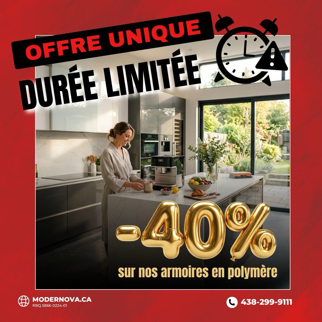 Offre unique armoires en polymère